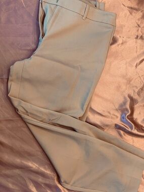 White House Black Market tan/beige ankle pants